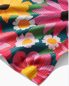 Geometry Kitchen Tea Towel - wild blooms