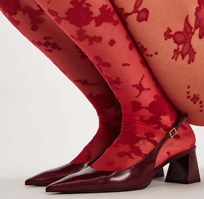 Flocked Floral Tight - Free People