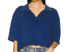 Load image into Gallery viewer, FREE PEOPLE - Bell Weather Blue Polo (Copy) (Copy) (Copy)
