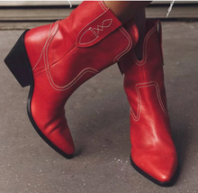 Load image into Gallery viewer, FREE PEOPLE - &quot;Pitchfork Point Western Boot&quot;
