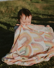 Load image into Gallery viewer, FAIRE - Rainbow Baby Swaddle
