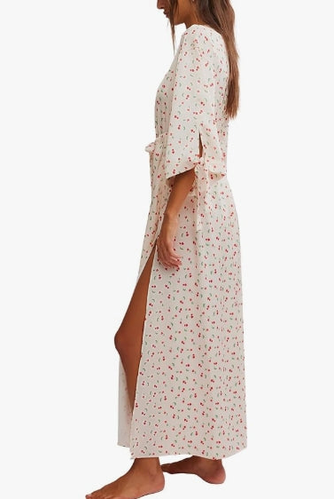 Free People - Ivory Combo Robe