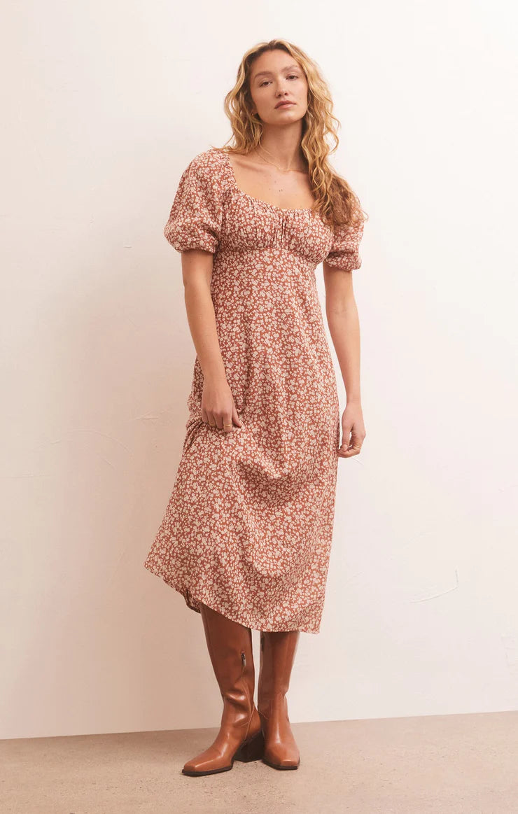 Z SUPPLY - Kiera Floral Midi Dress