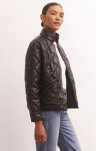 Load image into Gallery viewer, Z SUPPLY - Heritage Quilted Faux Leather Jacket - Black
