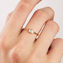 Load image into Gallery viewer, Made By Mary - Toi et Moi Ring: Gold Vermeil / 7

