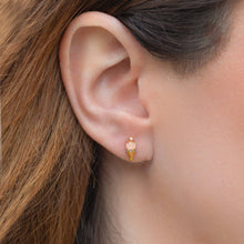 Load image into Gallery viewer, Girls Crew - Ice Cream Shop Studs: Gold
