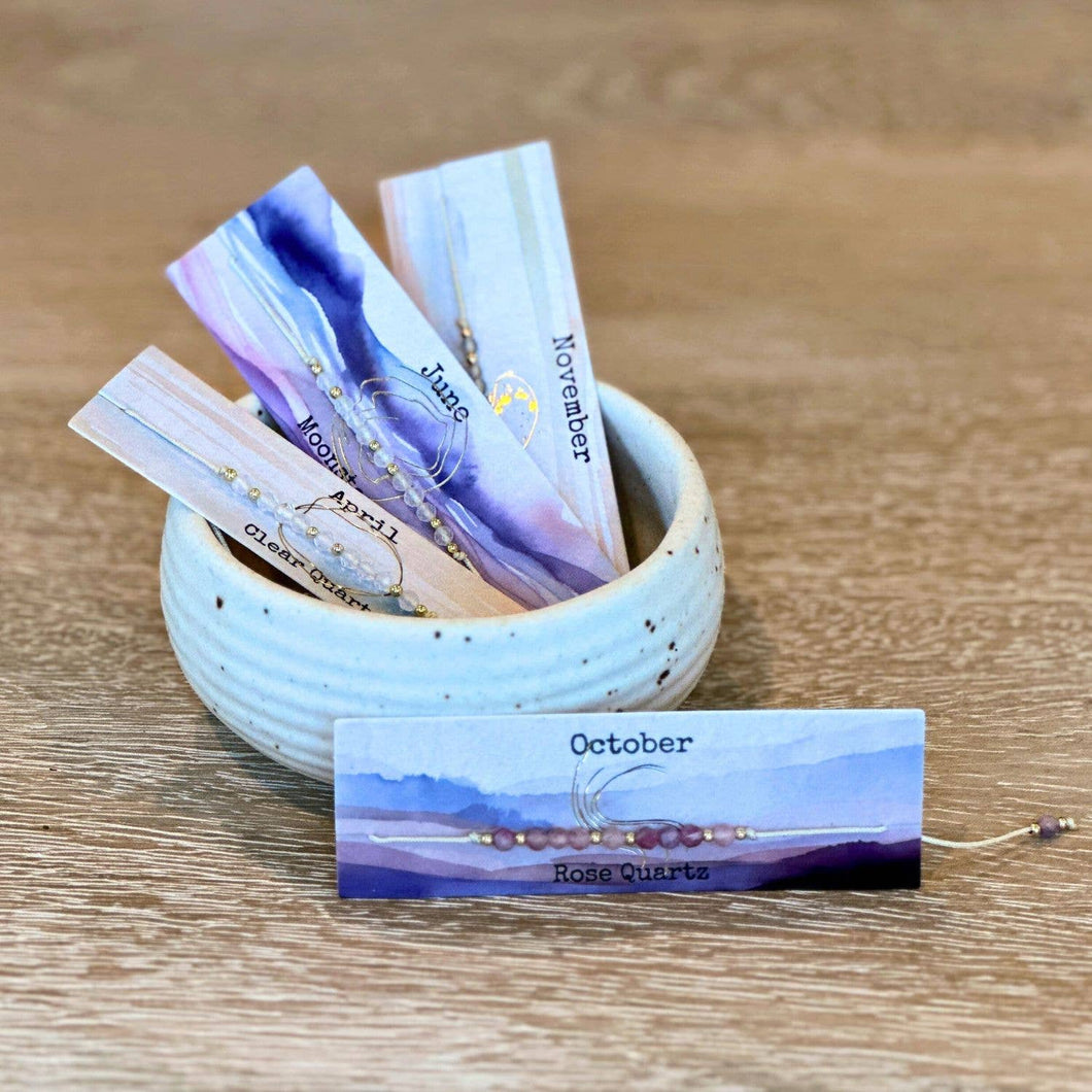 Picki Nicki - Birthstone Bracelet Gemstone Sets on Cards