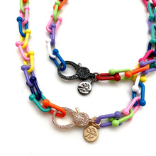 Load image into Gallery viewer, Karli Buxton - Rainbow U Chain: Gold / 20&quot;
