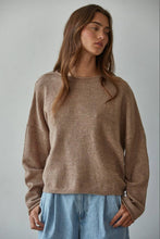 Load image into Gallery viewer, By Together - W2114 | Knit Sweater Rolled Round Neck Pullover Top: Baby Pink / M
