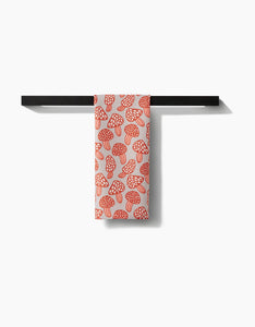 Geometry - Many Mushrooms Tea Towel