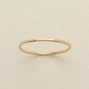 MADE BY MARY - Hammered Stacking Ring