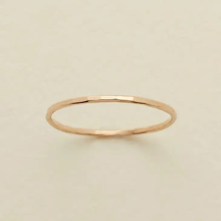 MADE BY MARY - Hammered Stacking Ring