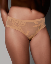 Load image into Gallery viewer, EBY - Sheer Flocked Brief: Madam Muse / 1X
