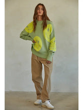 Load image into Gallery viewer, BY TOGETHER - Focus On The Good Sweater - Green And Yellow
