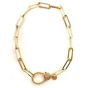 Large Link Paperclip Chain