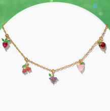 Load image into Gallery viewer, Girls Crew - Fruit Basket Choker: Gold
