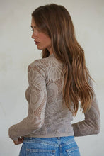 Load image into Gallery viewer, By Together - S1228 | Knit Seamless Jacquard Mock Neck Long Sleeve Top: Merlot / ML
