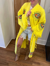 Load image into Gallery viewer, Karli Buxton - Yellow Multi Eye Kaftan
