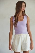 Load image into Gallery viewer, By Together - S1187N | Double Layered Seamless Top: Powder Pink / SM
