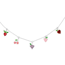 Load image into Gallery viewer, Girls Crew - Fruit Basket Choker: Gold

