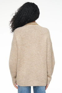 PISTOLA - Carlen Mock Neck Sweater - White