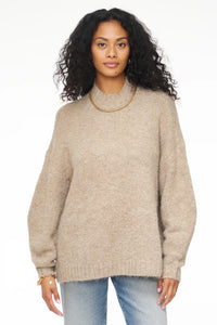 PISTOLA - Carlen Mock Neck Sweater - White