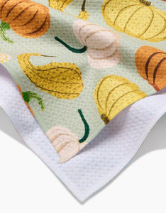 Geometry - Pumpkins And Gourds Tea Towel