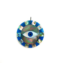 Load image into Gallery viewer, Karli Buxton - 2&quot; Abalone Shell Eye Pendant
