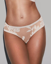 Load image into Gallery viewer, EBY - Sheer Flocked Brief: Madam Muse / L
