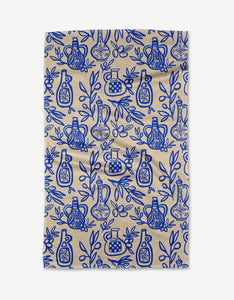 Geometry - Mediterranean Pour Tea Towel