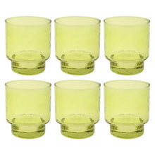 Load image into Gallery viewer, Catalina Stacking Glasses in Pink and Green
