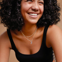 Load image into Gallery viewer, Silver Cross Charm
