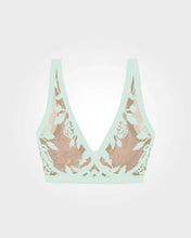 Load image into Gallery viewer, EBY - Sheer Flocked Bra: Madam Lux / S
