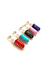 Load image into Gallery viewer, Red Chill Pill - 1&quot; Enamel Individual Charm/Pendant
