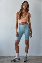 Load image into Gallery viewer, By Together - S1003 | Seamless Ribbed Triangle Chest Spaghetti Strap Brami: White / ML
