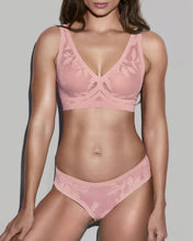 Load image into Gallery viewer, EBY - Sheer Flocked Brief: Madam Muse / L
