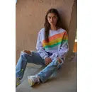 BY TOGETHER - Counting Rainbows Sweater - Lavender