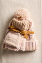 Load image into Gallery viewer, RAINBOW RUN HAT + GLOVE S / IVORY
