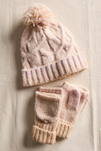 Load image into Gallery viewer, RAINBOW RUN HAT + GLOVE S / IVORY
