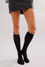 Load image into Gallery viewer, MISTY NET POINTELLE TALL / BLACK
