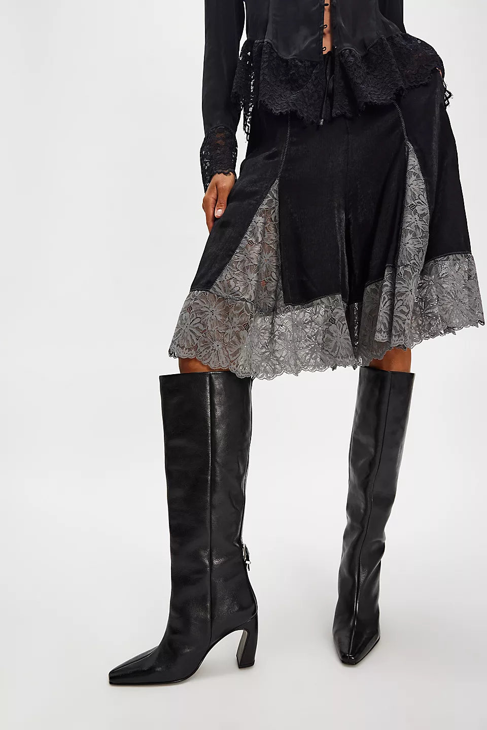 DATE NIGHT TALL BOOT / BLACK LEATHER