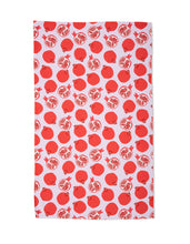 Load image into Gallery viewer, Geometry - Sweet Pomegranate Tea Towel
