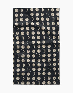 Geometry - Moon Dots Tea Towel