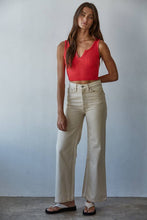 Load image into Gallery viewer, By Together - S1102N | Henley Ribbed Modal Tank: Powder Pink / ML
