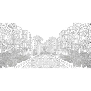 URBAN JUNGLE COLORING BOOK - By Sara Muzio