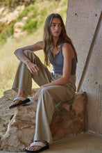 Load image into Gallery viewer, By Together - S1102N | Henley Ribbed Modal Tank: Powder Pink / ML
