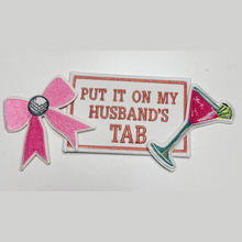 Load image into Gallery viewer, TEELUX - 3"  Pink Cocktail  - Embroidered Hat Patch: QTY 1
