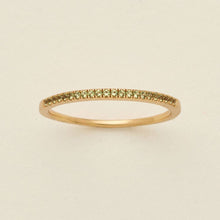 Load image into Gallery viewer, Made By Mary - August Birthstone Stacking Ring: Gold Vermeil / 6
