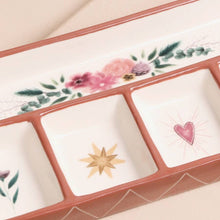 Load image into Gallery viewer, Lisa Angel - Floral Heart Ceramic Trinket Tray
