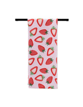 Load image into Gallery viewer, Geometry - Sweet Strawberry Tea Towel
